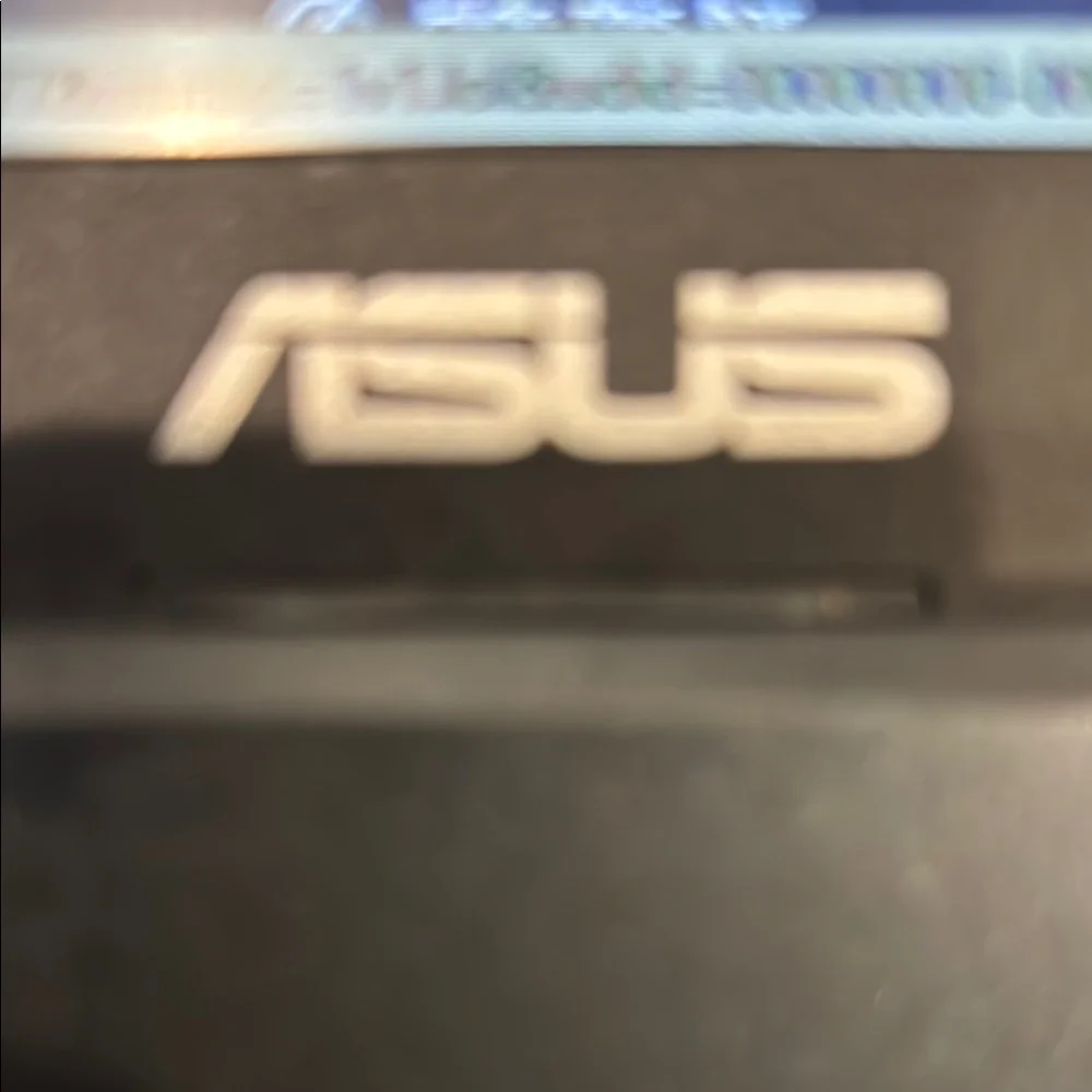 ASUS Black Laptop Sleek Design Modern Profile